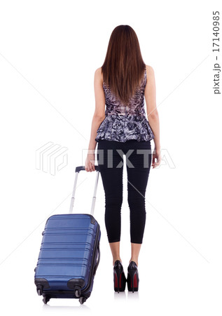 Young woman preparing for vacation Young woman preparing for vacation 17140985