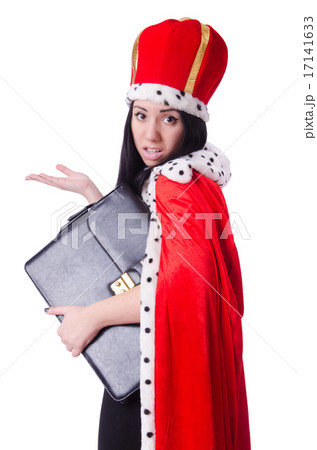 Queen businesswoman in business concept Queen businesswoman in business concept 17141633