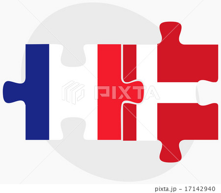 France and Kingdom of Denmark Flags France and Kingdom of Denmark Flags 17142940