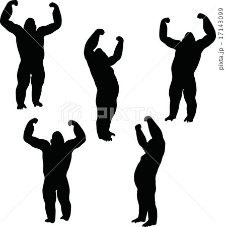 gorilla silhouette 17143099