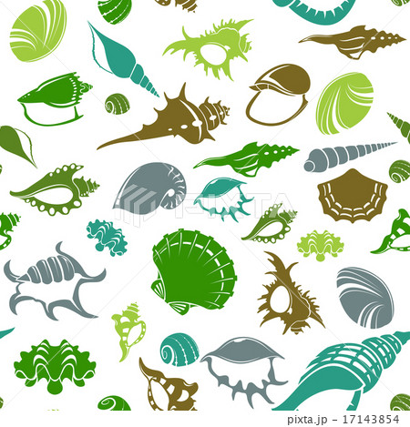 Shell seampess pattern 8 Shell seampess pattern 8 17143854