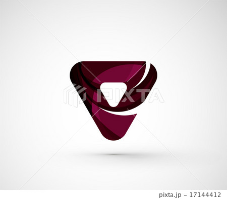 Abstract geometric company logo triangle, arrow 17144412
