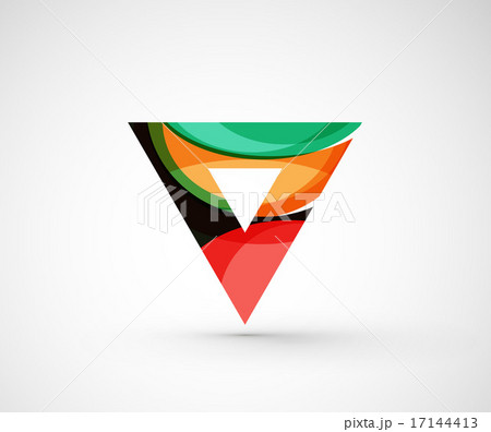 Abstract geometric company logo triangle, arrow 17144413