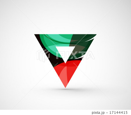 Abstract geometric company logo triangle, arrow 17144415