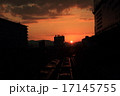 京都駅からの夕日 17145755
