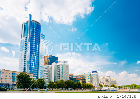 Business Center Royal Plaza -Skyscraper on Pobediteley Avenue in Minsk, Belarus 17147129