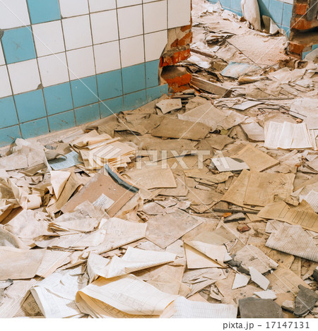 Dilapidated Abandoned House In Chernobyl Resettlement Zone. Chor 17147131