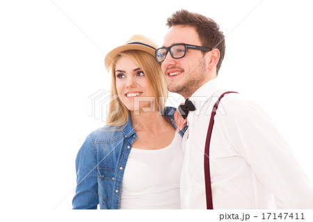 Young hipster couple Young hipster couple 17147411
