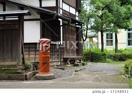 府中市郷土の森博物館 丸ポストのある風景 府中市郷土の森博物館 丸ポストのある風景 17148931