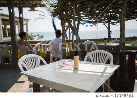 海の家のテラス席 海の家のテラス席 17149433