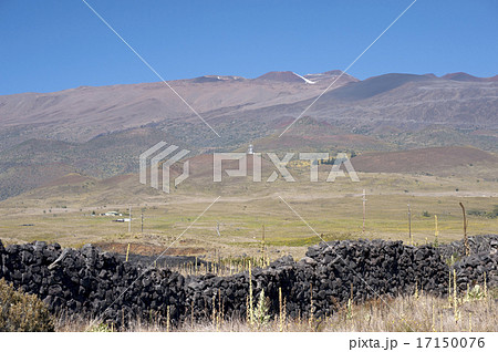 サドルロードから見るマウナケア山、　ハワイ島-3 17150076