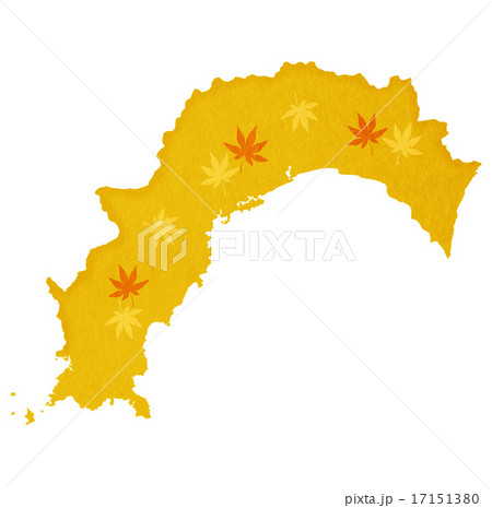 高知県地図 17151380
