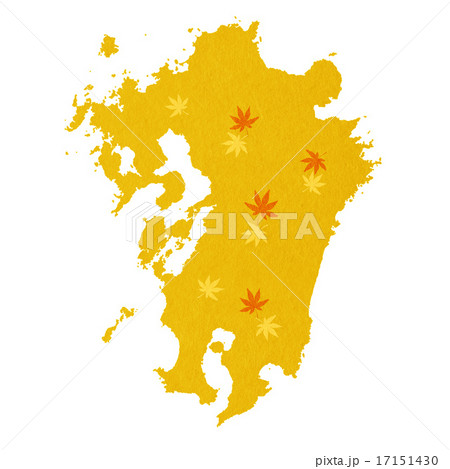 九州地図 17151430