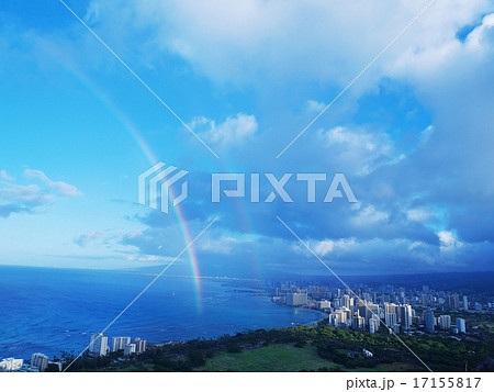 ダイヤモンドヘッドからの朝の風景2 17155817