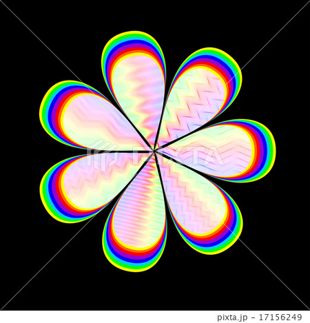 abstract stylized flower, vector 17156249