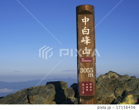 中白峰山山頂 17156456
