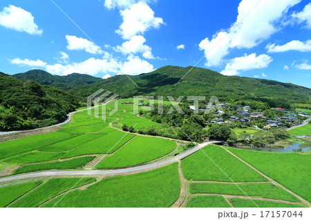 田染荘の展望台からの景色 17157044