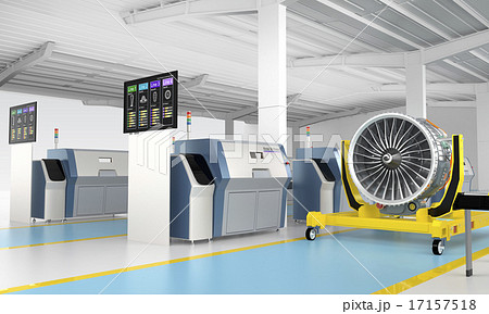 3Dプリントによる生産のスマート工場コンセプト 17157518