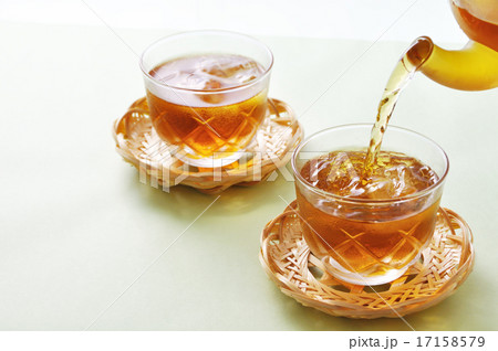 六条麦茶の写真素材