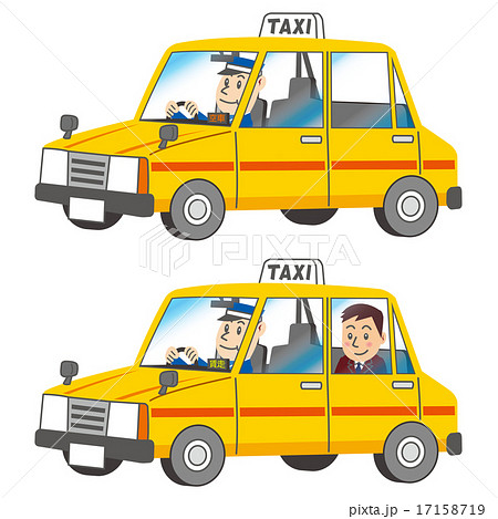 タクシーのイラスト素材 17158719 Pixta