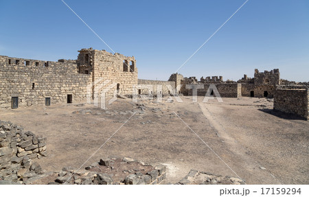 Ruins of Azraq Castle,  central-eastern Jordan 17159294