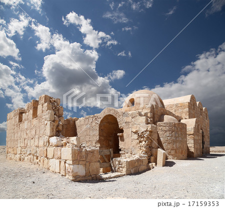 Quseir (Qasr) Amra desert castle near Amman,Jordan Quseir (Qasr) Amra desert castle near Amman,Jordan 17159353
