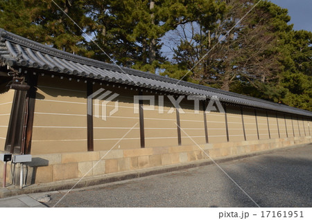 猿が辻付近の築地塀（京都御所／京都市上京区） 17161951