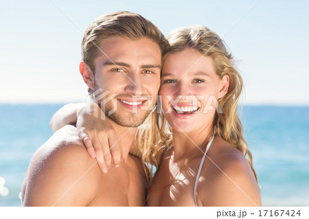 Happy couple relaxing together Happy couple relaxing together 17167424