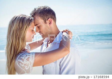 Happy couple on the beach Happy couple on the beach 17168594