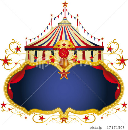 Magic circus blue frame Magic circus blue frame 17171503