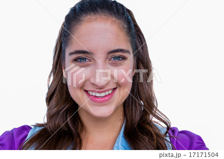 Pretty brunette looking at camera 17171504