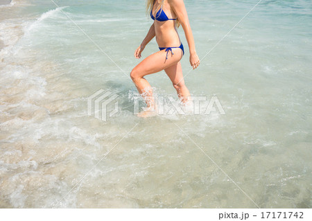Beautiful blonde woman on a sunny day Beautiful blonde woman on a sunny day 17171742