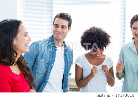 Creative business people in discussion 17173019