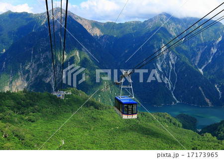 大観峰と黒部湖 17173965