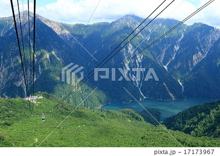 大観峰と黒部湖 17173967