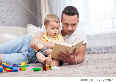 Cute friendly family is spending time together 17174967