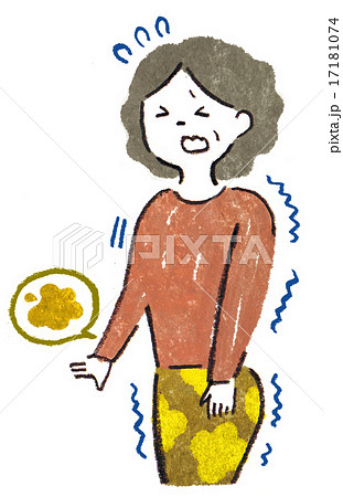 尿意をもようした女性 尿意をもようした女性 17181074