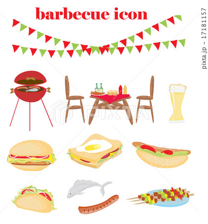 Barbecue Party - set of icons Barbecue Party - set of icons 17181157