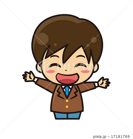 喜ぶ学生 17181769