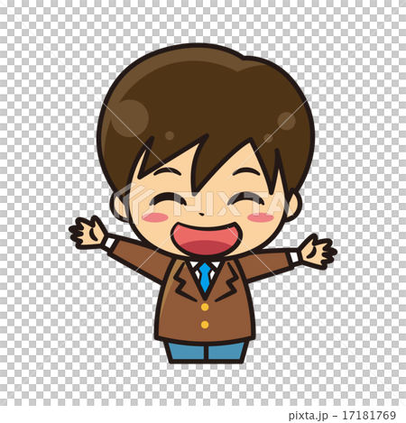 喜ぶ学生 17181769