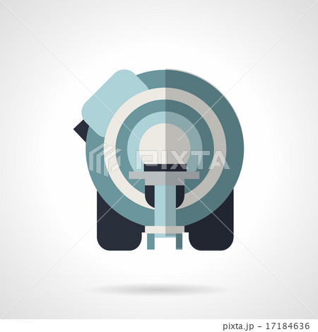 CT scanner flat vector icon CT scanner flat vector icon 17184636