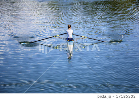 Young Women Rower in a boat 17185505