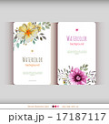 Abstract watercolor cards. Watercolor flowers. 17187117