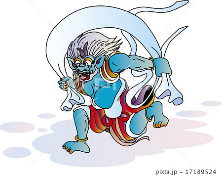 風神のイラスト素材 [17189524] - PIXTA