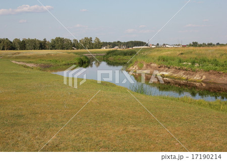 Pond in field near forest 18268 Pond in field near forest 18268 17190214