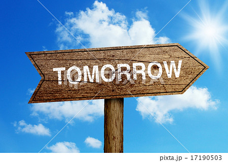 Tomorrow roadsign 17190503