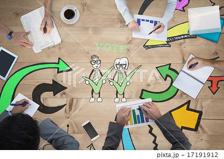Composite image of business meeting Composite image of business meeting 17191912