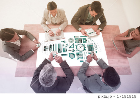 Composite image of business interface 17191919