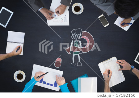 Composite image of business meeting 17192150