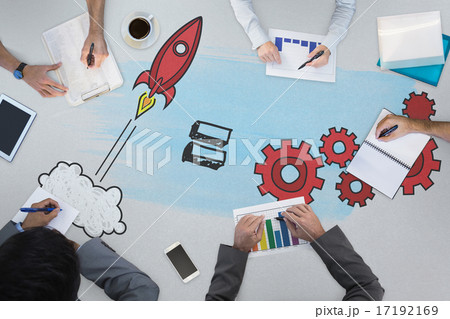 Composite image of business meeting 17192169